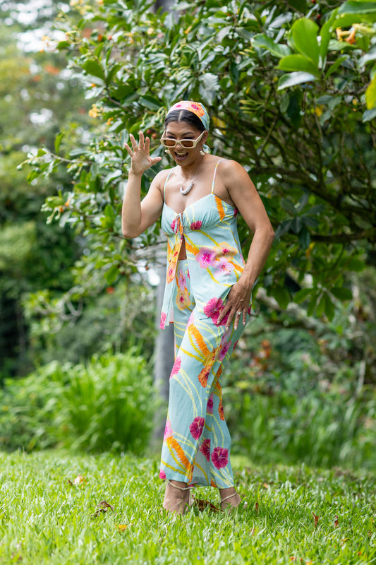 Kahakai Set Hibiscus Honi Pastel Blue