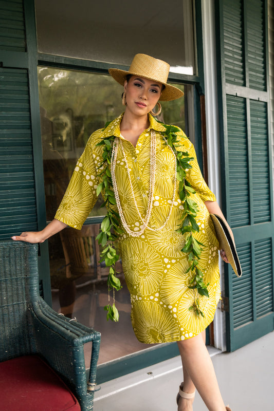 Lei Aloha Dress Opihi Citrine
