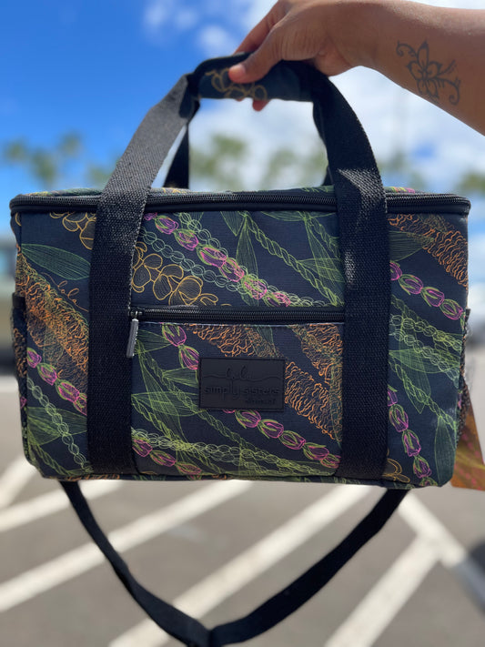 Black Multi Lei Cooler Bags