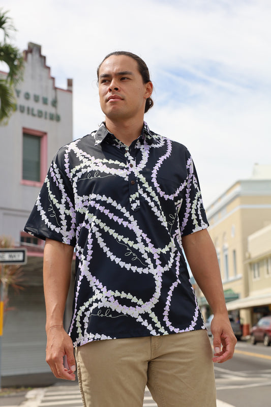 Menʻs Aloha Shirt Dri Fit