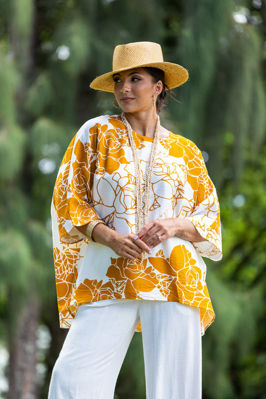 Makuahine Blouse Lei Kiele Honey
