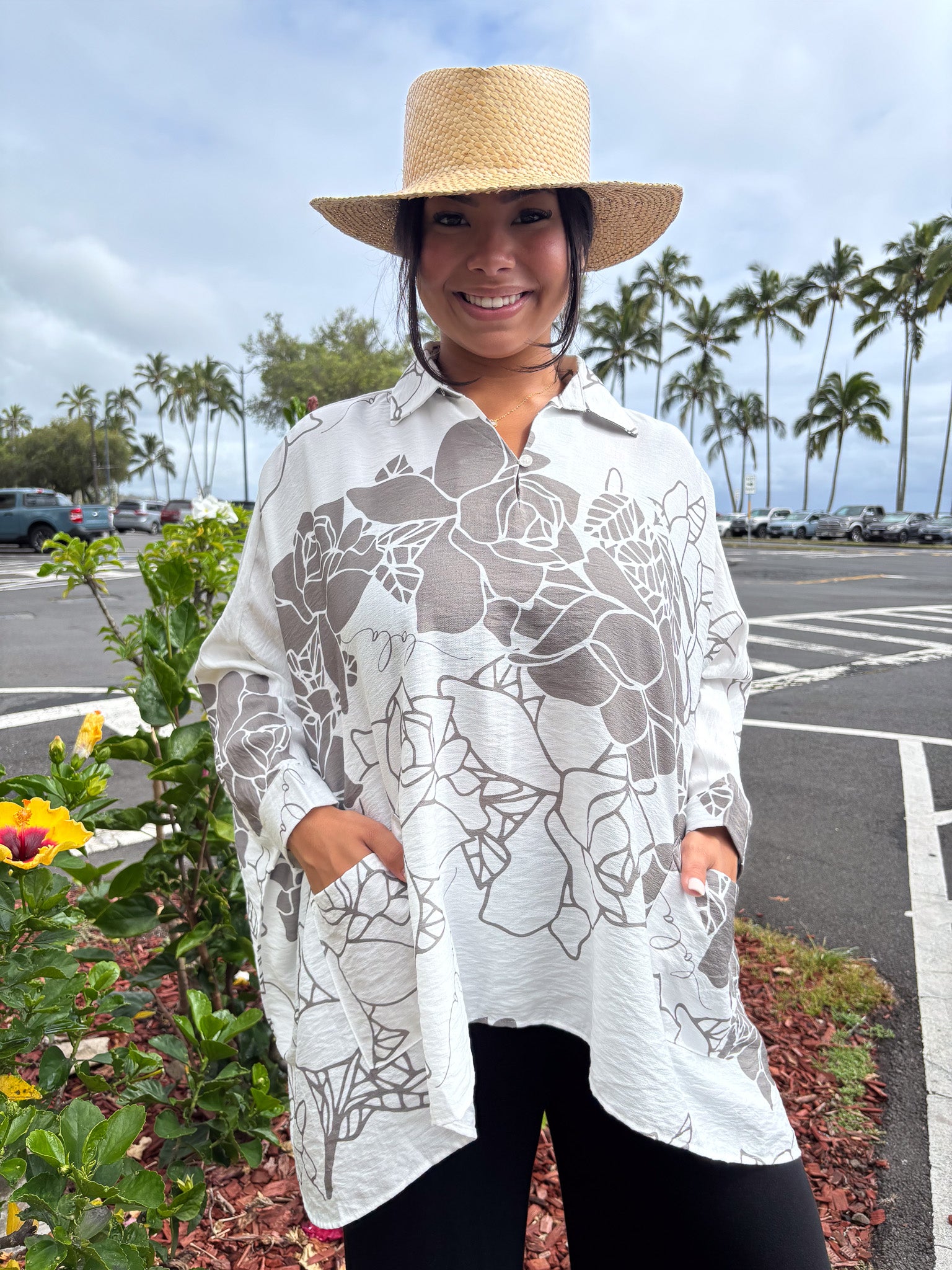 Lexbreezy オフショルダートップス シンプリーシスターズ フラ ハワイ Lexbreezy Hawaii | Hawaiian Print Dress | Aloha Shirts