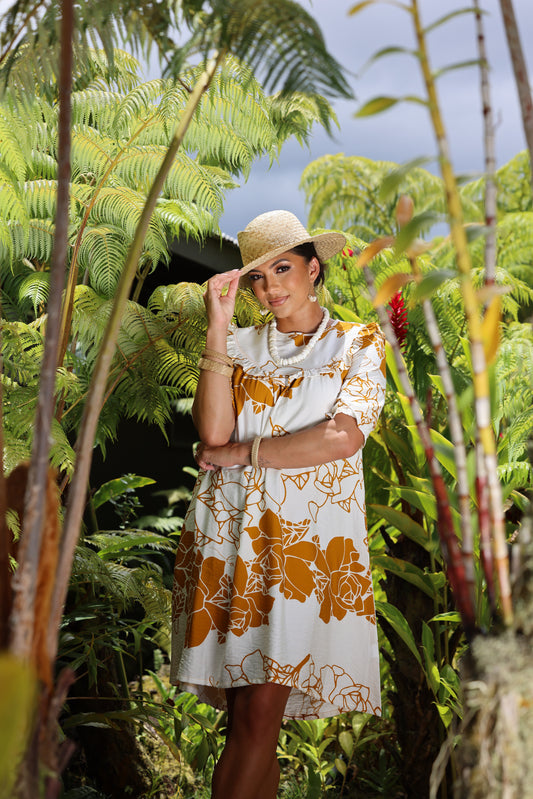 Emma Dress Lei Kiele Honey